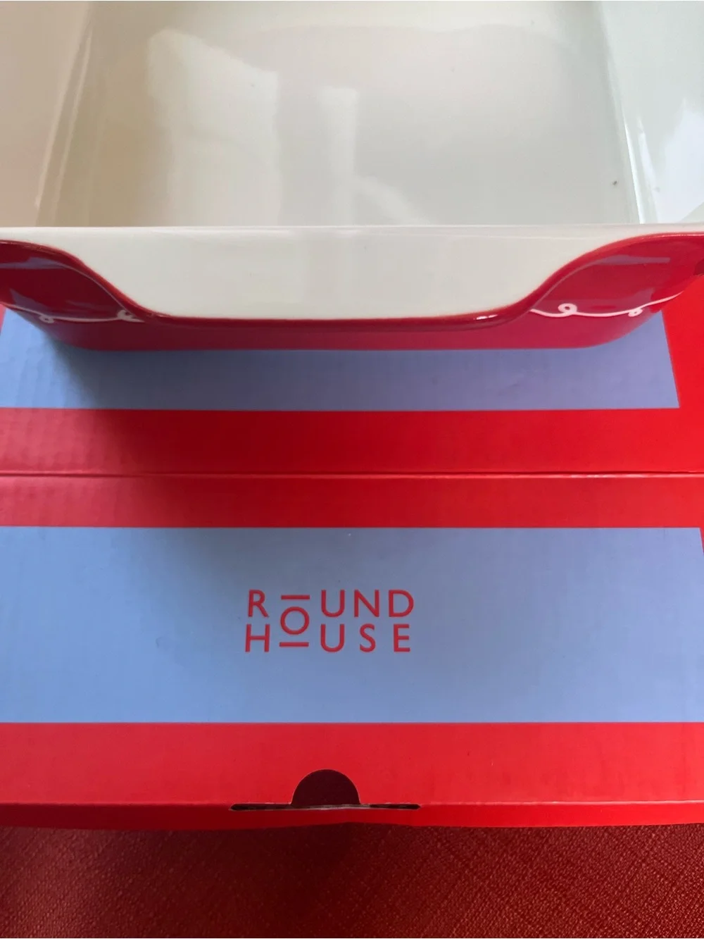 NIB Round House Baking Dish